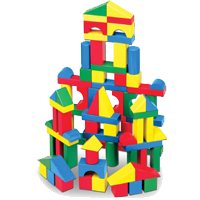 Melissa and Doug Wooden Building Blocks